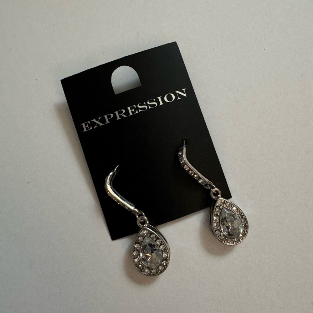 Drop style earrings